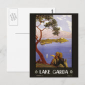Vintage Garda Italië briefkaart (Voorkant / Achterkant)