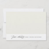 VINTAGE GARDEN | AFBEELDINGSINVITATIE KAART (Achterkant)