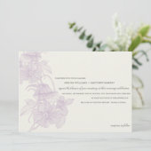 VINTAGE GARDEN | AFBEELDINGSINVITATIE KAART (Staand voorkant)