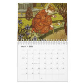 Vintage Garden Art Nouveau Grasset Jardiniere Kalender (Mar 2026)