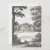 Vintage garden birthday kaart (Achterkant)