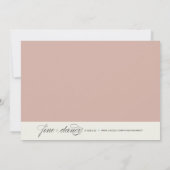 VINTAGE GARDEN | BRIDAL SHOWER INVITATION KAART (Achterkant)