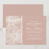 VINTAGE GARDEN | BRIDAL SHOWER INVITATION KAART (Voorkant / Achterkant)
