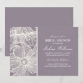 VINTAGE GARDEN | BRIDAL SHOWER INVITATION KAART (Voorkant / Achterkant)