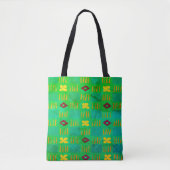 Vintage Garden Canvas tas (Voorkant)