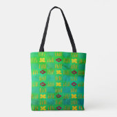 Vintage Garden Canvas tas (Achterkant)