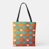 Vintage Garden Canvas tas (Achterkant)