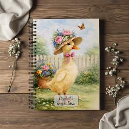 Vintage Garden Duck Notitieboek