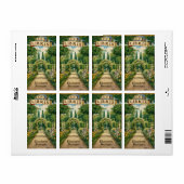 Vintage Garden Ex Libris Bookplate  Etiket (Full Sheet)