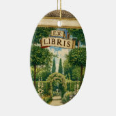 Vintage Garden Ex Libris Bookplate  Keramisch Ornament (Rechts)