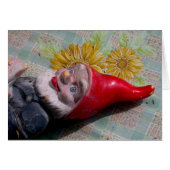 Vintage Garden Gnome (Voorkant Horizontaal)