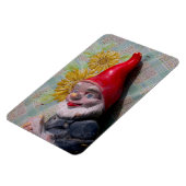 Vintage Garden Gnome Magneet (Linkerzijde)