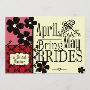 Vintage Garden Vrijgezellenfeest Kaart