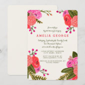 Vintage Garden Vrijgezellenfeest Kaart (Voorkant / Achterkant)