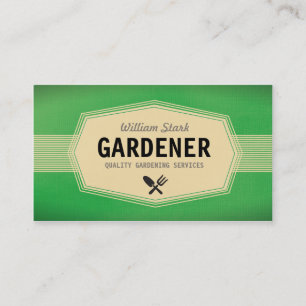 Vintage Gardener Visitekaartjes