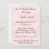 Vintage Gardenia Bridal Shower Kaart (Achterkant)