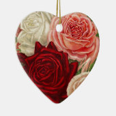 Vintage Gardening Rozen Keramisch Ornament (Rechts)