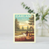Vintage Garland Texas Briefkaart (Staand voorkant)