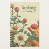 Vintage Gartenplaner mit Kamillenblüten  Planner (Voorkant)