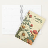 Vintage Gartenplaner mit Kamillenblüten  Planner (Display)
