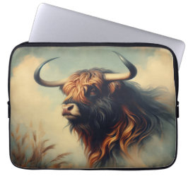Vintage Gaur Frame Laptop Sleeve