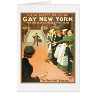 Vintage Gay New York Theater Poster