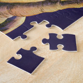 Vintage gebeden handen met ster van Bethlehem Legpuzzel (Zijkant)