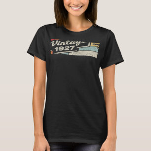 Vintage geboren in 1927 95e verjaardag 95 jaar oud t-shirt
