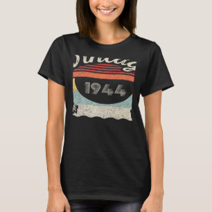 Vintage geboren in 1944 78e verjaardag 78 jaar oud t-shirt