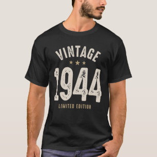 Vintage geboren in 1944 - 78e verjaardag Retro Cla T-shirt
