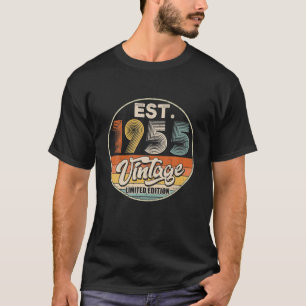 Vintage geboren in 1955 t-shirt