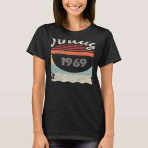 Vintage geboren in 1969 53e verjaardag 53 jaar oud t-shirt