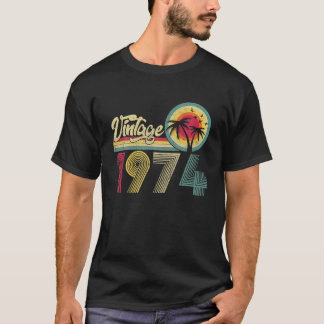 Vintage geboren in 1974 50ste verjaardagscadeaus 5 t-shirt