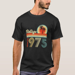 Vintage geboren in 1975 50 jaar oude geschenken 50 t-shirt