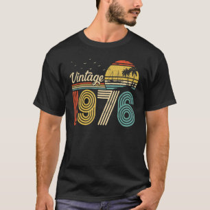 Vintage geboren in 1976 47 jaar oude retroviale 47 t-shirt