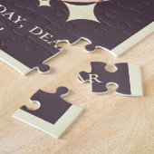 Vintage geboren in 1976 50ste verjaardag legpuzzel (Zijkant)