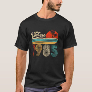 Vintage geboren in 1985 Retro 40e Verjaardagscadea T-shirt