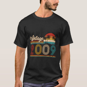 Vintage geboren in 2009 15 jaar oud geschenken 15e t-shirt