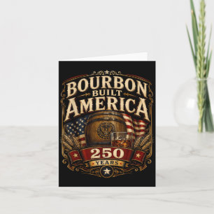 Vintage Gebouwd Amerika Patriotisch 250 Jaar 3 Kaart