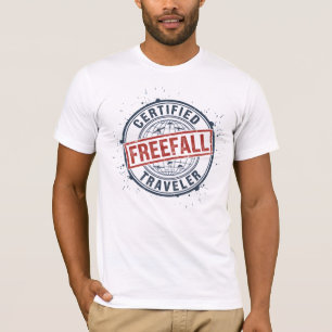 Vintage Gecertificeerde Vrijeval Reiziger Grunge S T-shirt