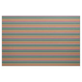 Vintage gedempte aardetone horizontale streeppatro stof (Yard (91,4 cm))