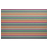 Vintage gedempte aardetone horizontale streeppatro stof (Fat Quarter)