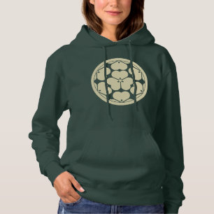 Vintage Geelgroene Chosokabe Japan Mon Kunst Hoodie