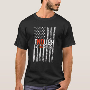 Vintage Geen Pistool Bewustmakingsdag Draag genoeg T-shirt