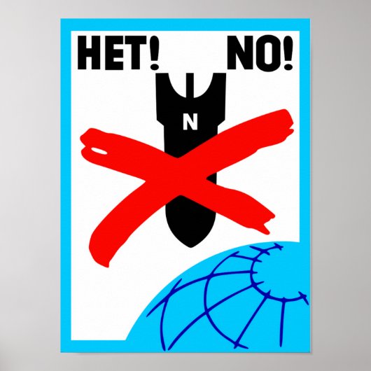 Vintage Geen Sovjet-Nukes Poster (Voorkant)