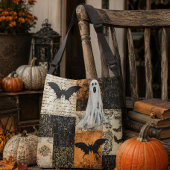 Vintage Geest Halloween Collage Gotische Tas