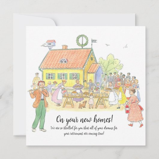 Vintage Gefeliciteerd met je nieuwe thuis (Achterkant)