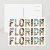 Vintage geïnspireerd briefkaart collage briefkaart (Voorkant / Achterkant)