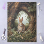 Vintage Geïnspireerde Bos Konijn Decoupage Tissuepapier (Craft)