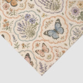 Vintage geïnspireerde gemengde botanicals & vlinde tissuepapier (Detail)